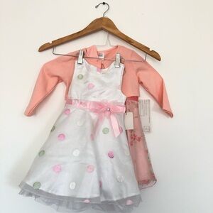 NWT Bundle of 2 New Pastel Dresses Girls